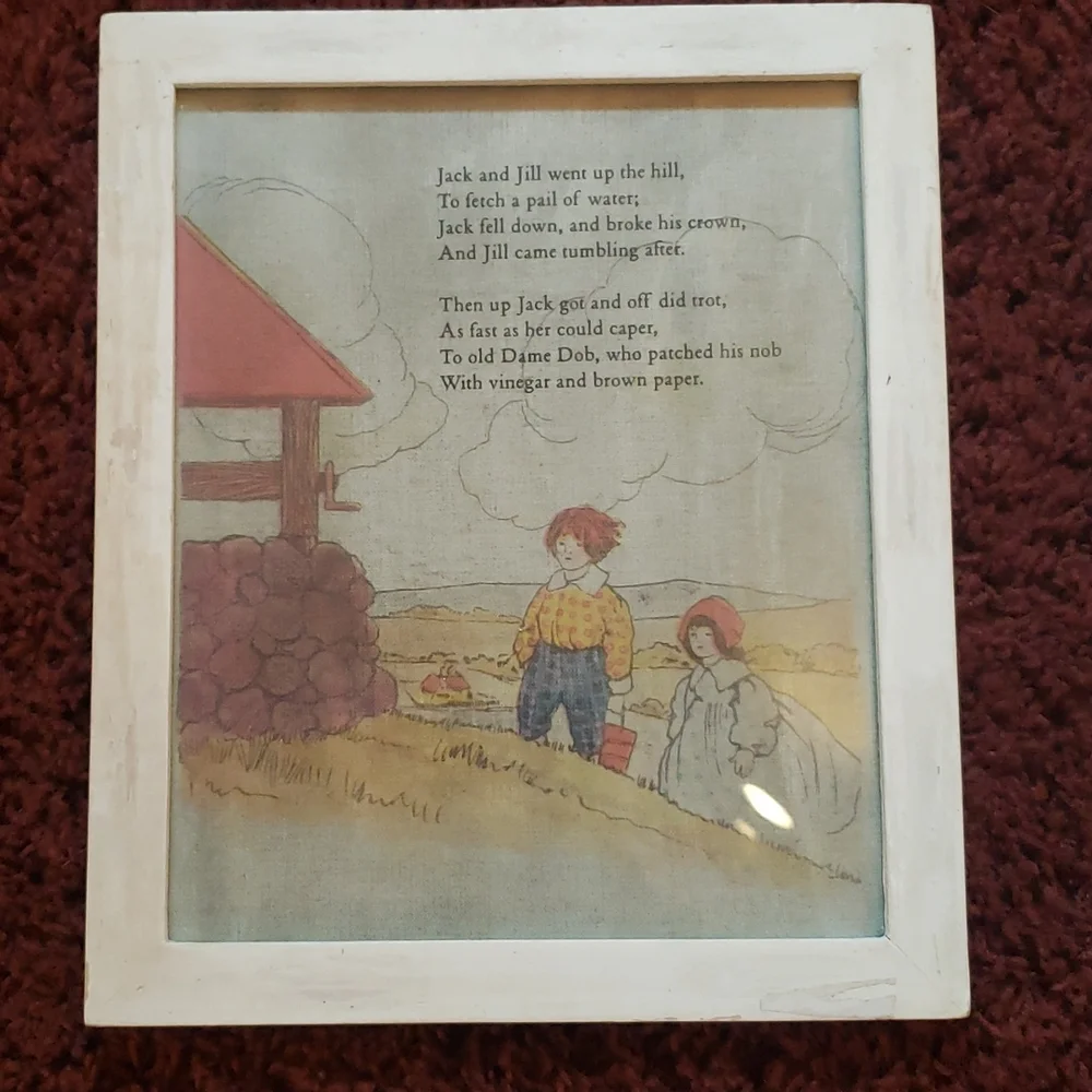 Restoration Hardware 'Mother Goose Nursery Rhyme' Wall Art Set (6)